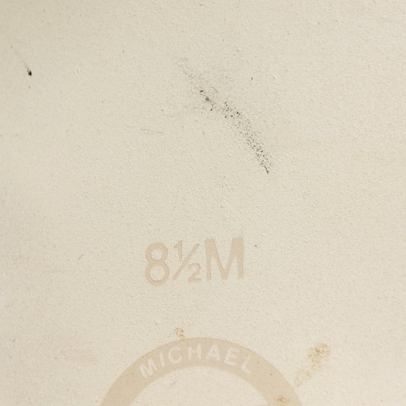 Michael Kors White Strappy Ankle Boots Open Toe High Heels M657 - Picture 11 of 13